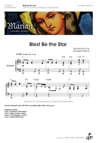 Blest Be the Star SATB choral sheet music cover Thumbnail